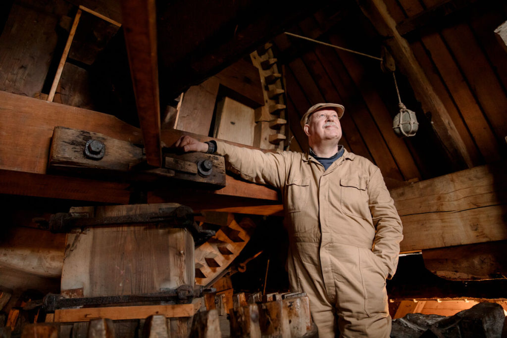 molenaar in molen de vier winden