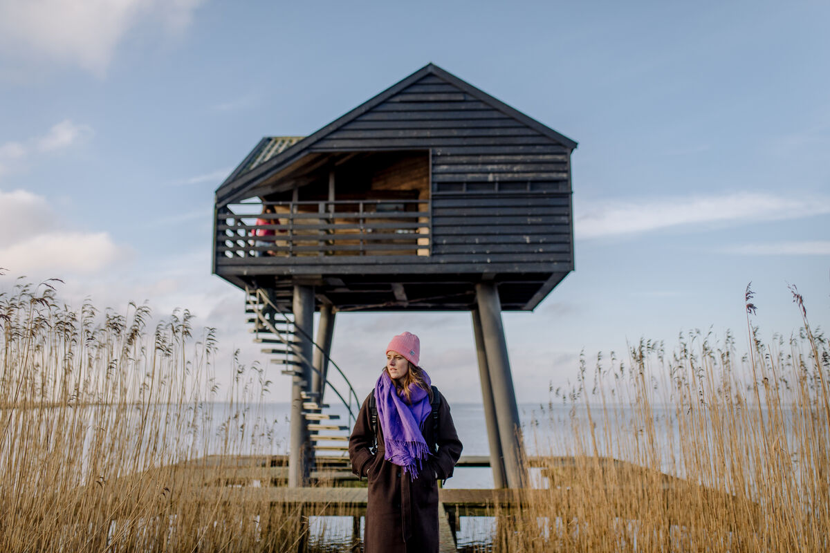 Vogelkijkhut Kiekkaaste vooraanzicht